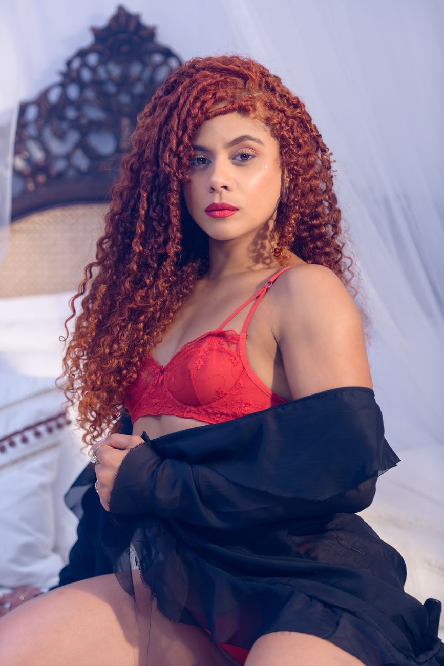 Mulher em lingerie