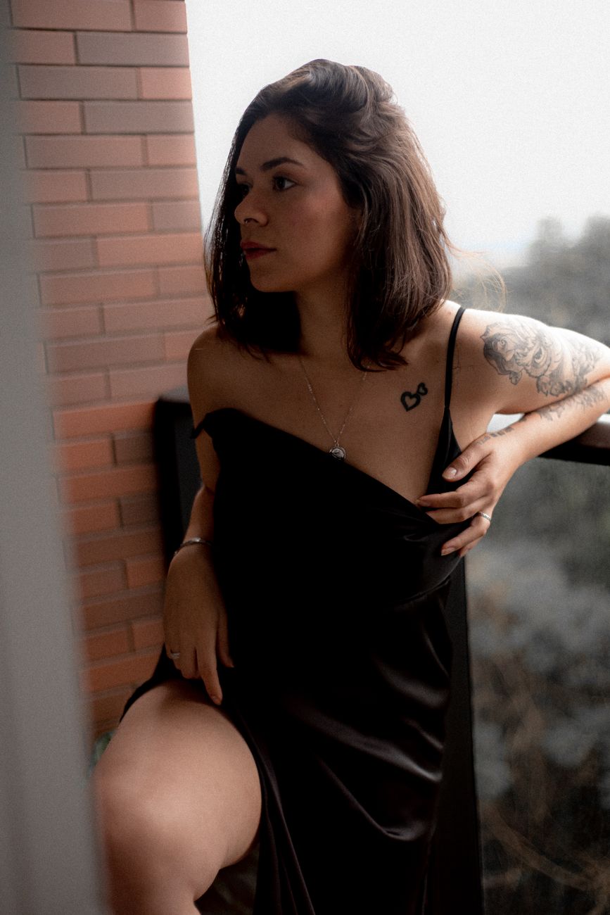 Mulher em lingerie