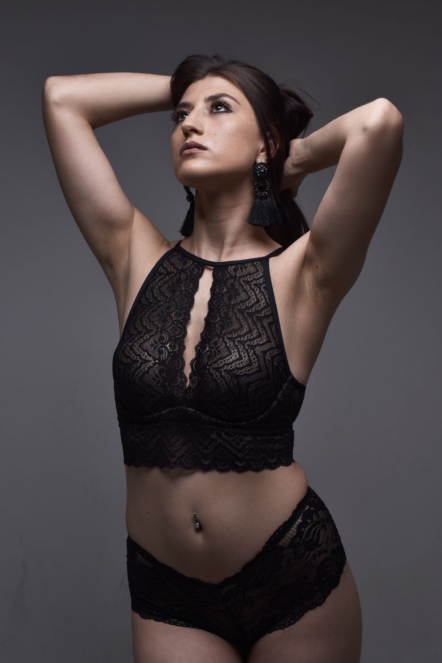 Mulher em lingerie