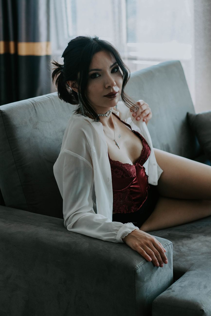 Mulher em lingerie