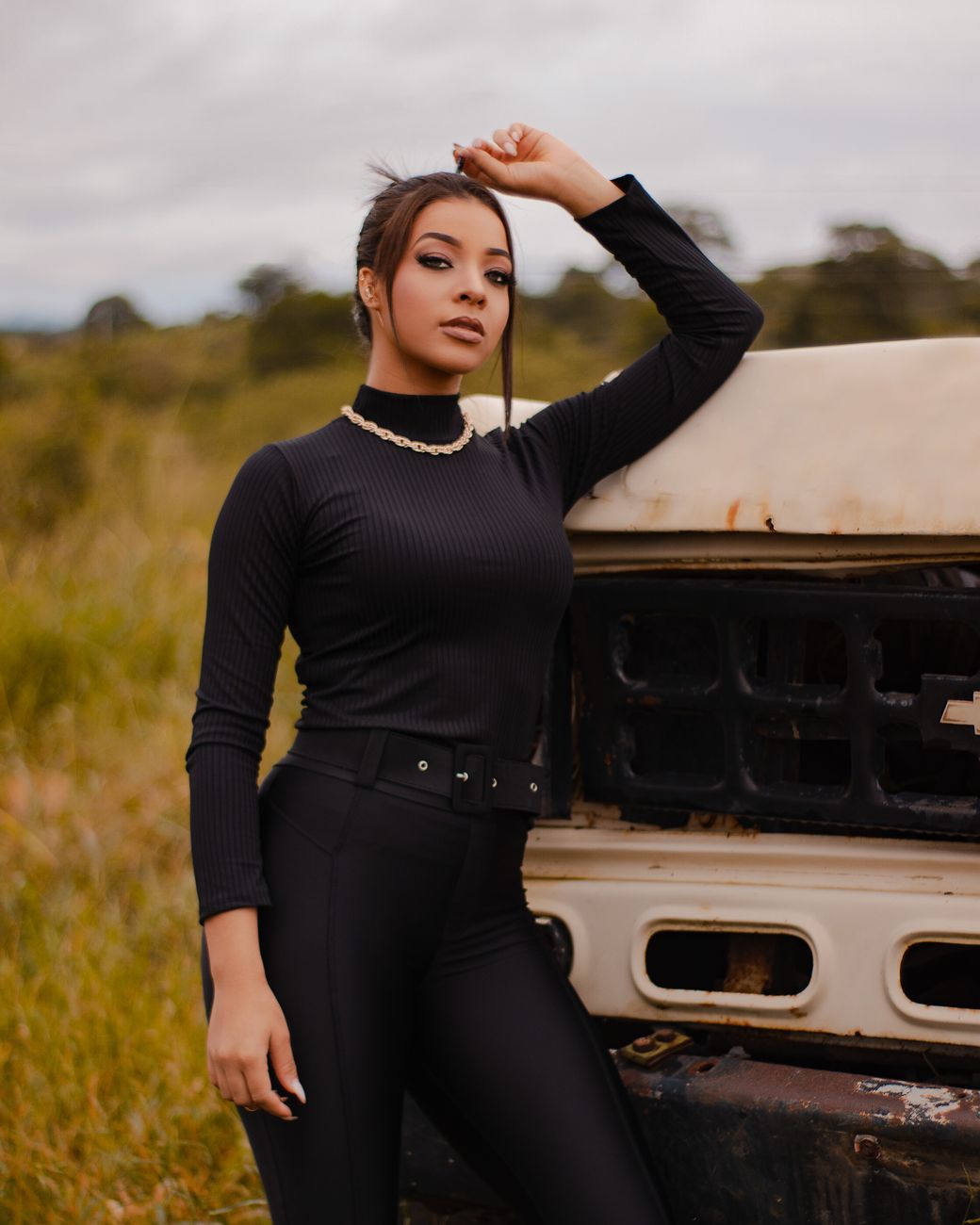 Jovem mulher sedutora