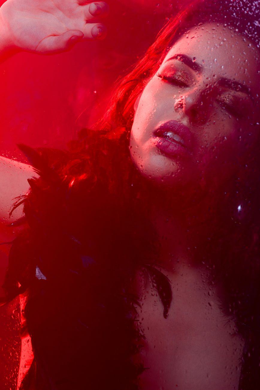 Jovem mulher sedutora
